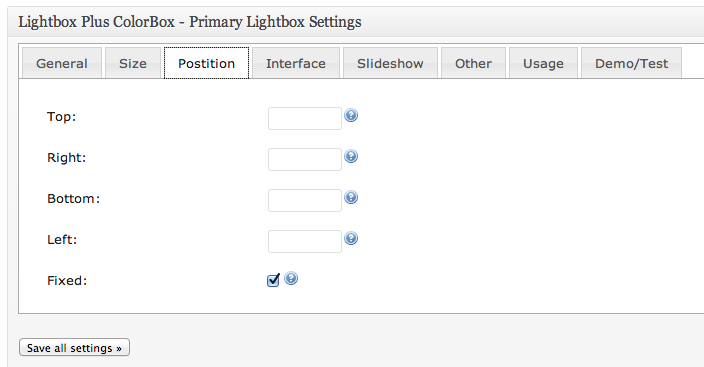 lightbox configuração 5